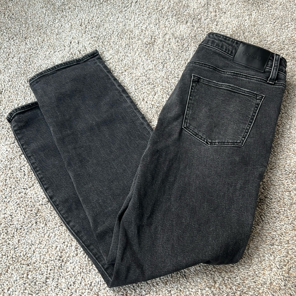 Express Slim Straight Hyper Stretch Jeans - 32 x 32
